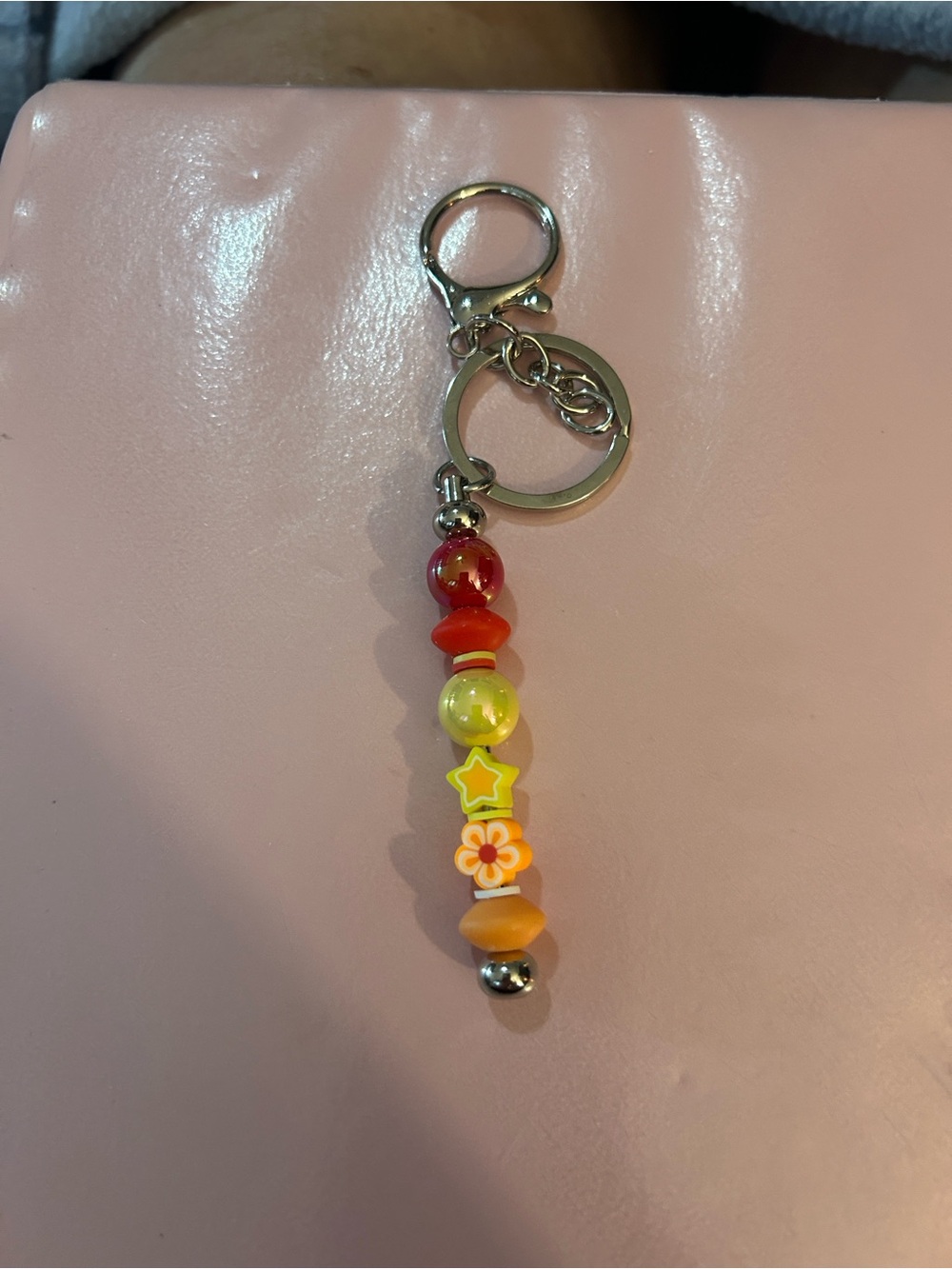 Beaded Multi-Color Keychain Charm - Picture 6 of 16
